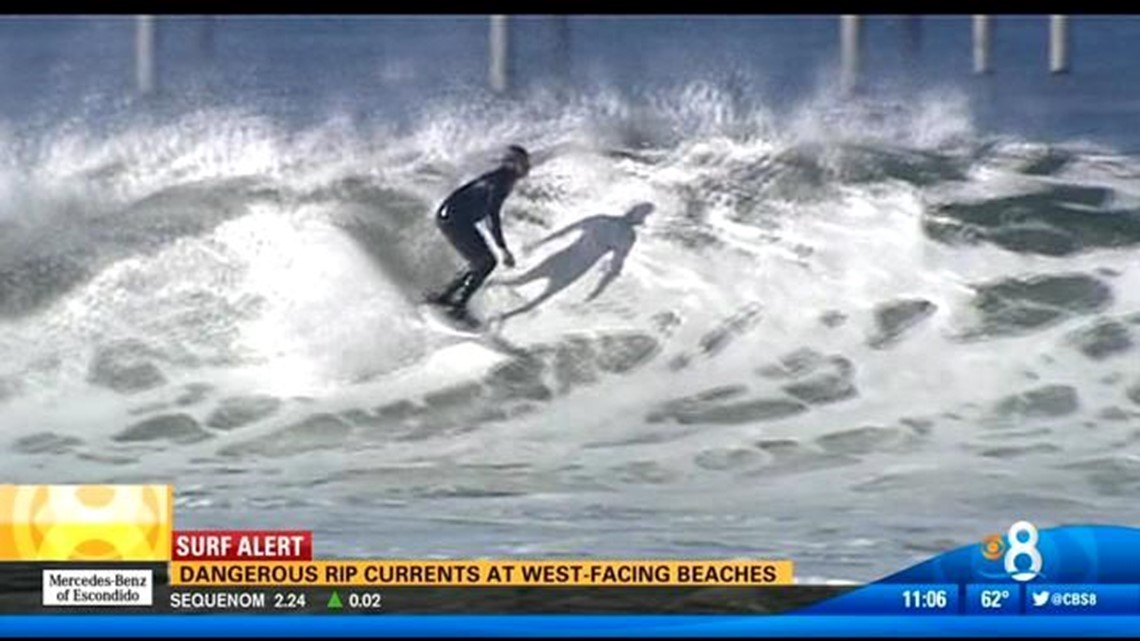 Big swell brings dangerous surf and rip currents | cbs8.com
