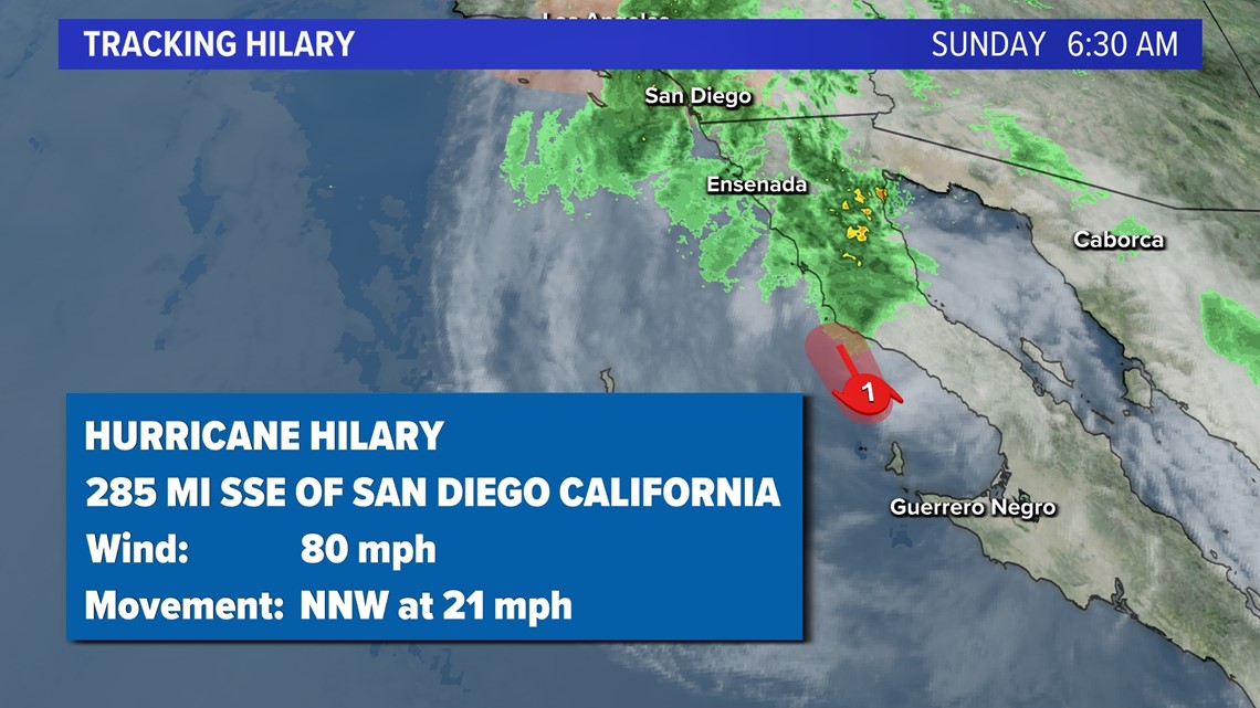 Hurricane Hilary expected to hit San Diego as a tropical storm Sunday