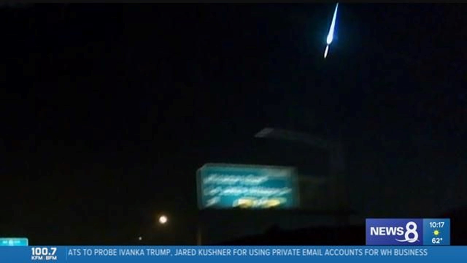 News 8 photojournalist captures meteor over Southern California sky