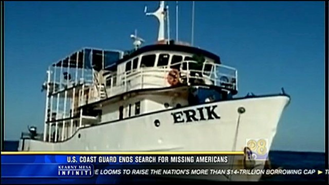 Coast Guard calls off search for missing fishermen | cbs8.com