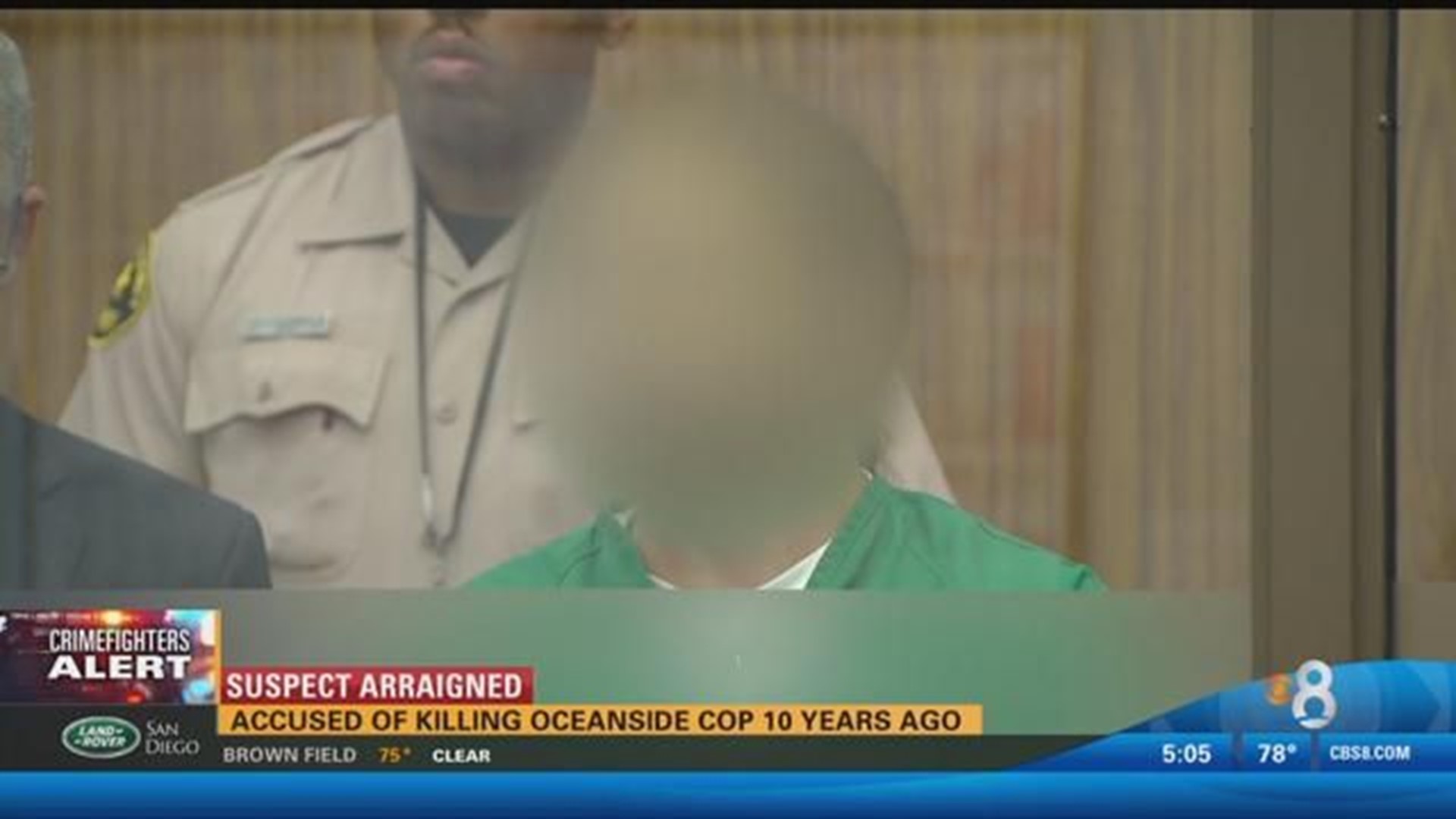 Suspect pleads not guilty in killing of Oceanside cop ten years ago ...