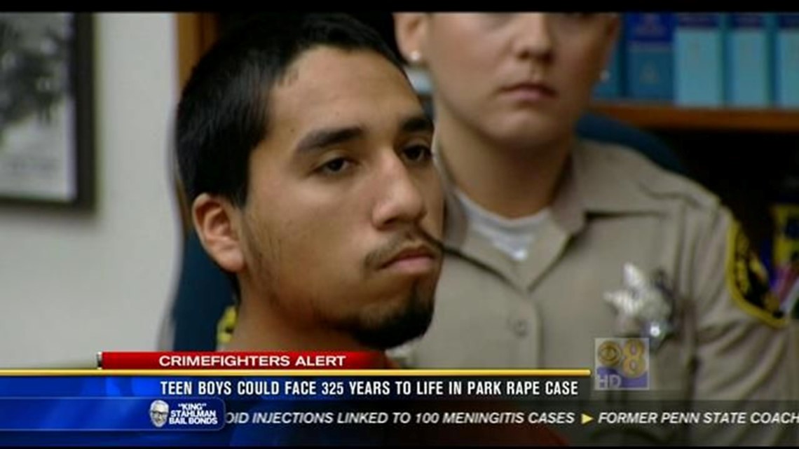 Teen boys could face 325 years to life in park rape case | cbs8.com