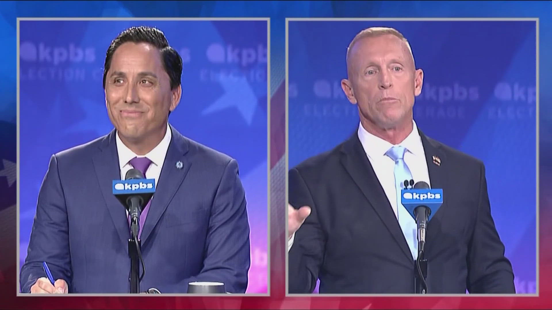 Incumbent Mayor Todd Gloria, a Democrat who's seeking a second term, is up against Independent SDPD officer Larry Turner.