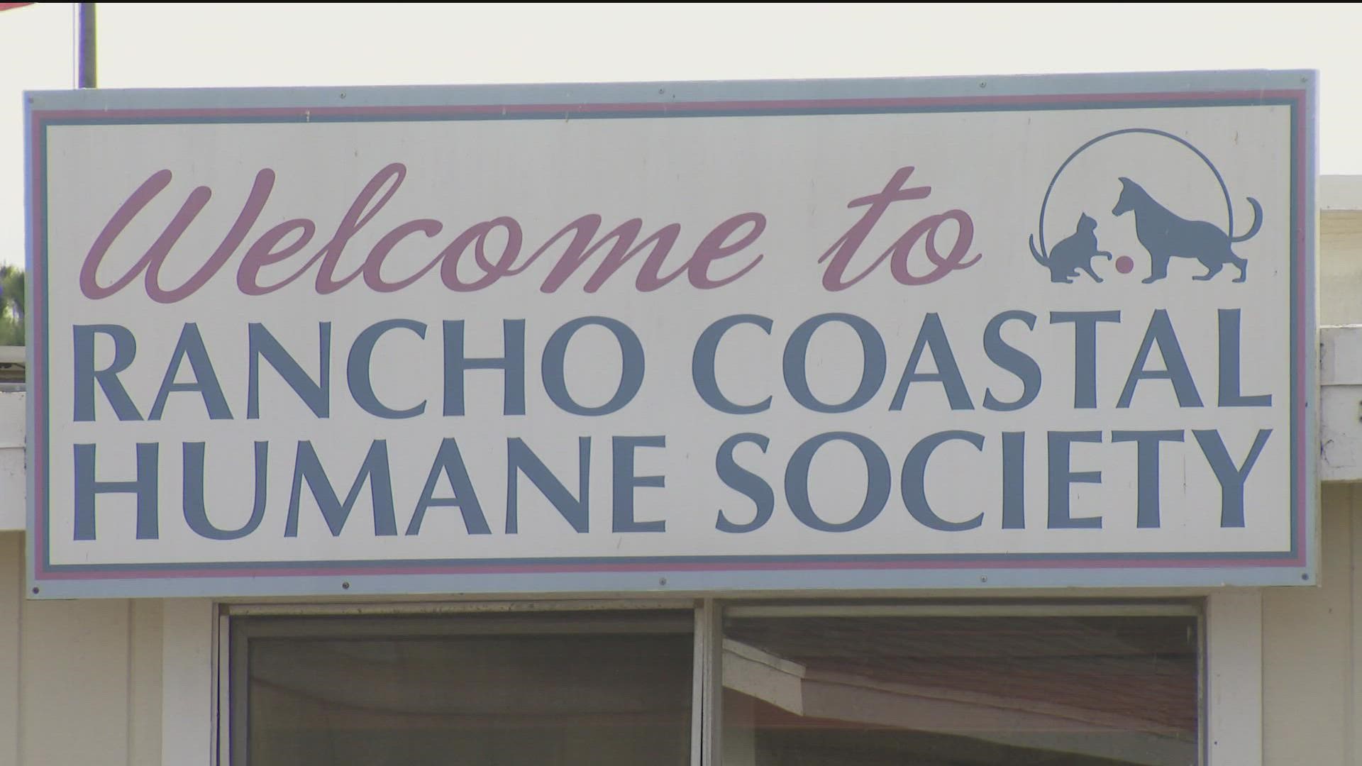 Rancho Coastal Humane Society in San Diego County is expanding, adding more space for adoptable animals.
