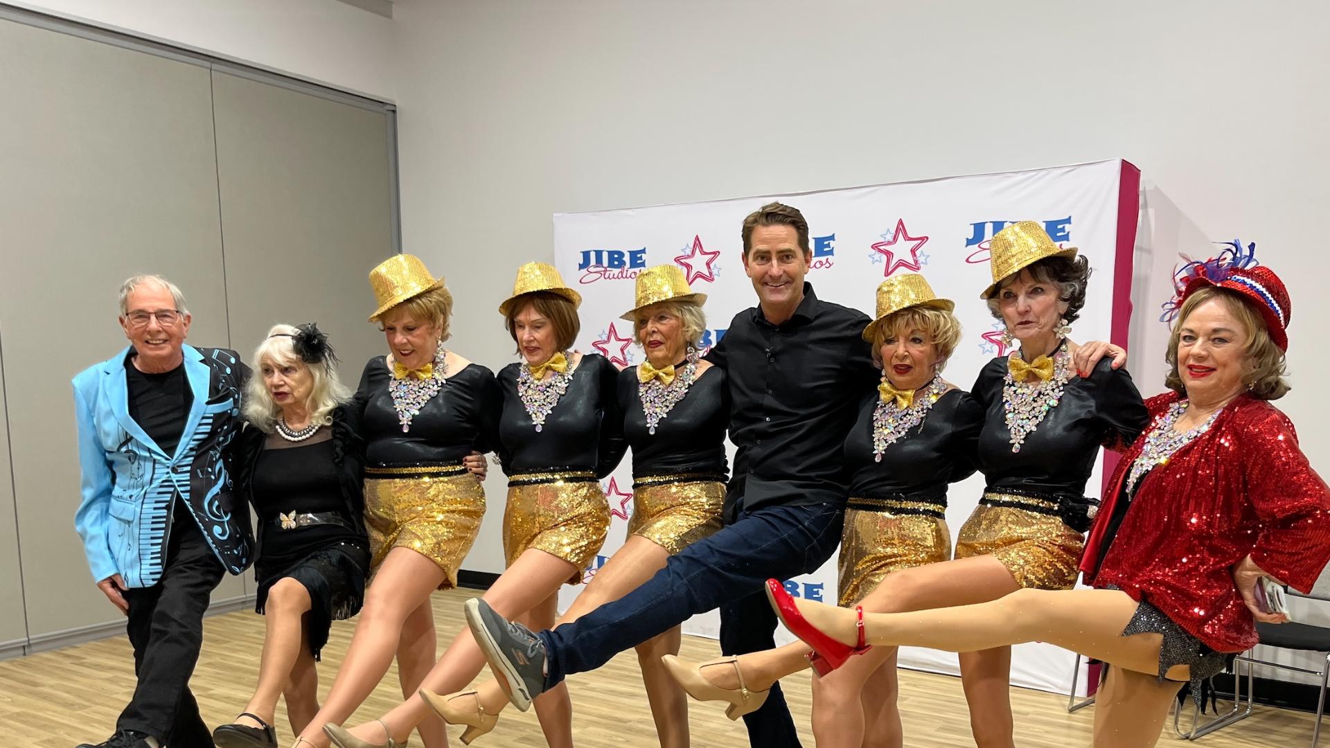 grannies group legs Rhinestone Grannies Win 'Best Legs' Award in America | cbs8.com