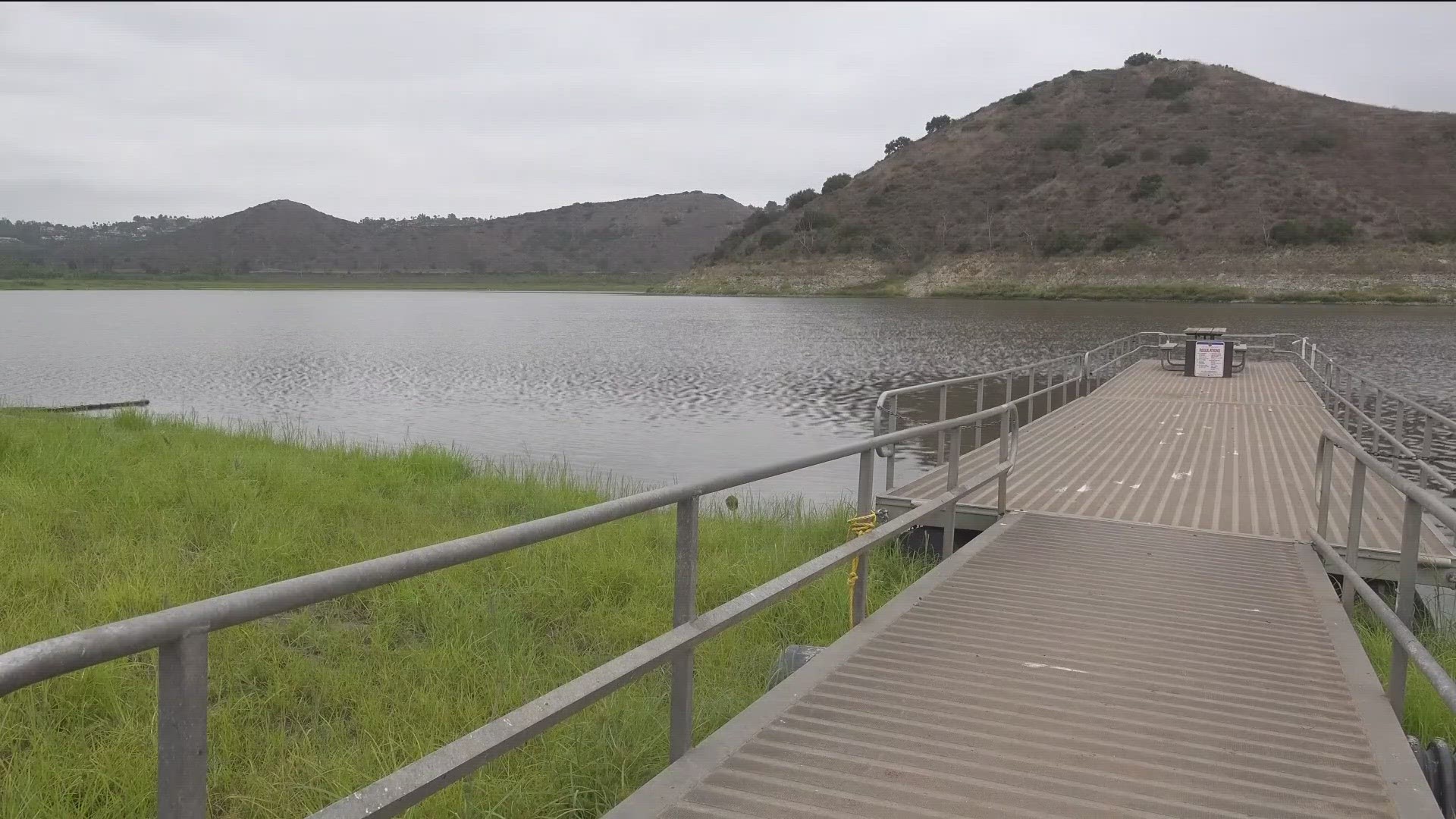 State ordered Lake Hodges water level lowered due to unsafe dam.