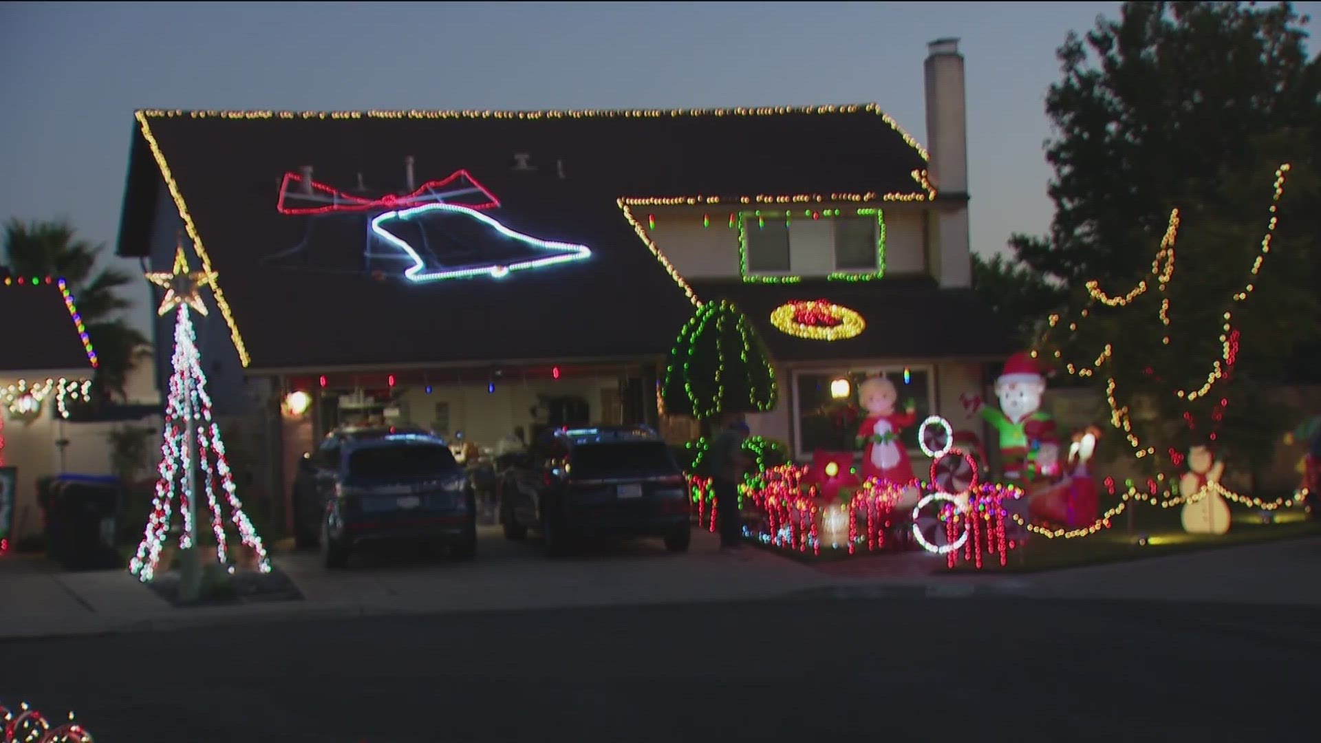 Extravagant holiday lighting displays are going up across San Diego County. But how much will it cost you?