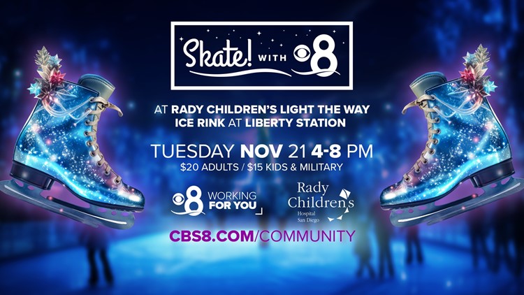 Skate with 8 at Rady Children's ice rink in Liberty Station | cbs8.com