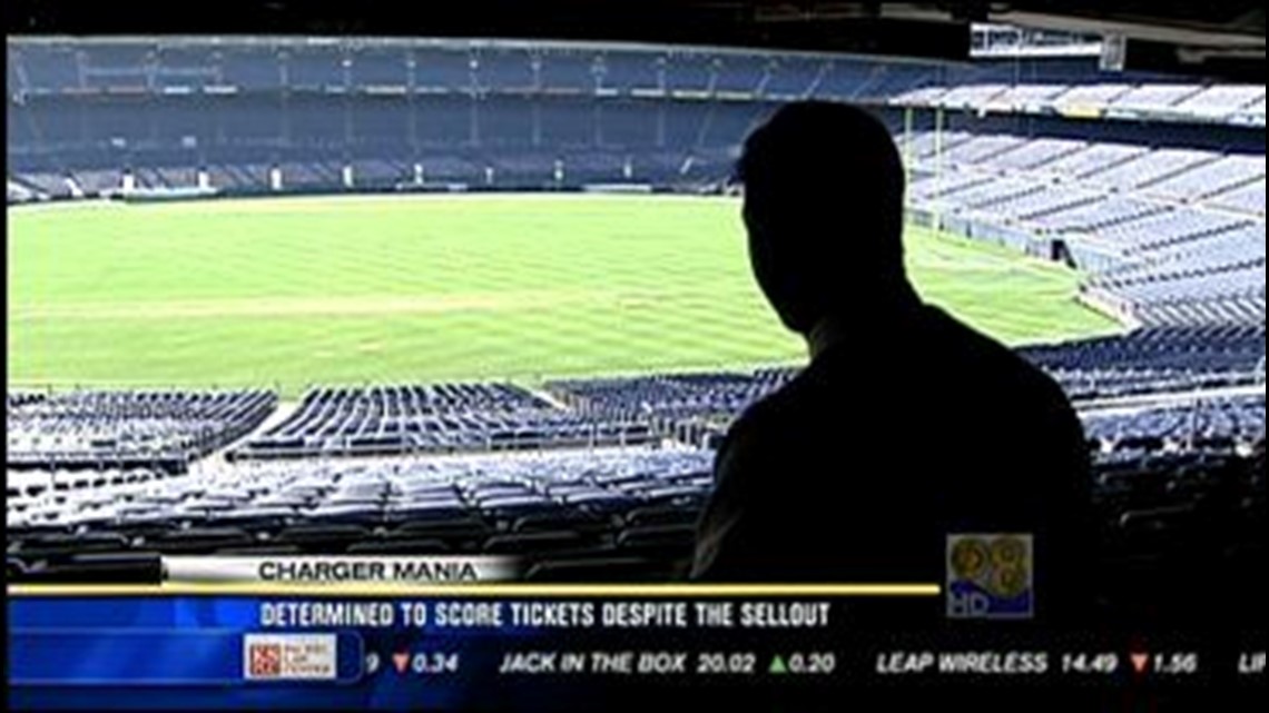 Determined to score Chargers game tickets, despite the sellout?