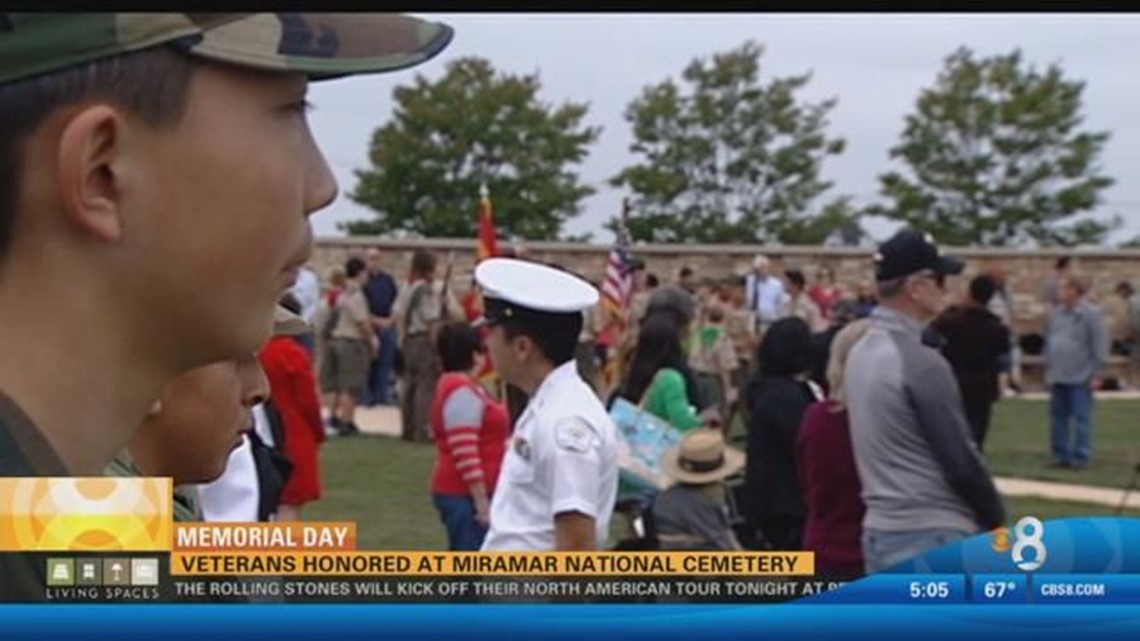 Veterans honored at Miramar National Cemetery