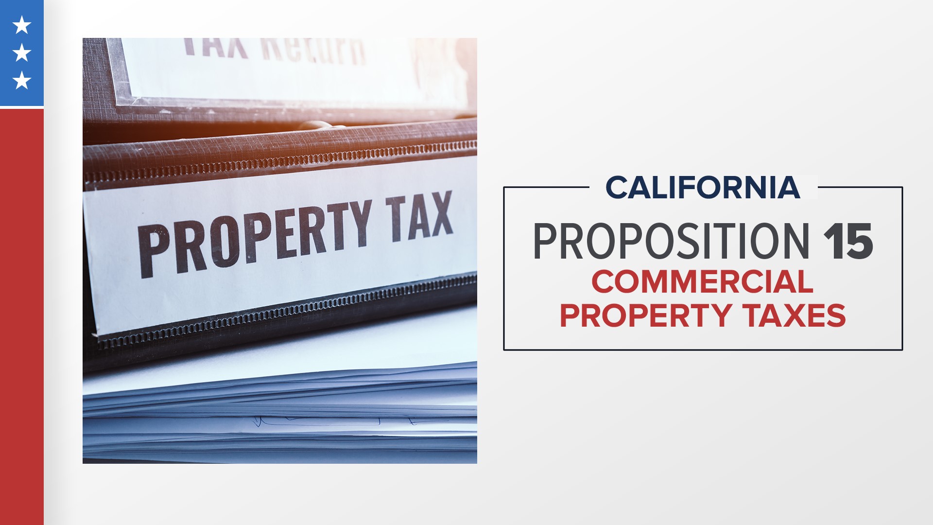 Proposition 15 is on the ballot to eliminate the property tax cap for business properties to increase funding for local governments and schools.