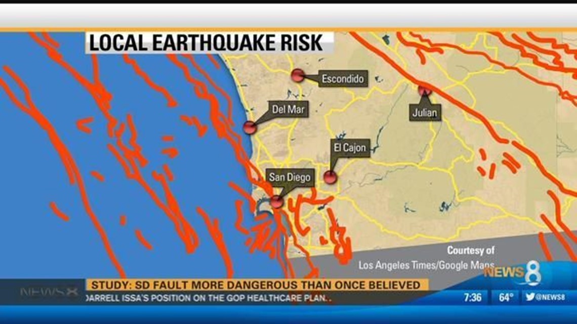 san diego earthquake faults