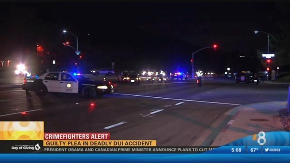 Man pleads guilty in DUI crash that killed mother of three | cbs8.com