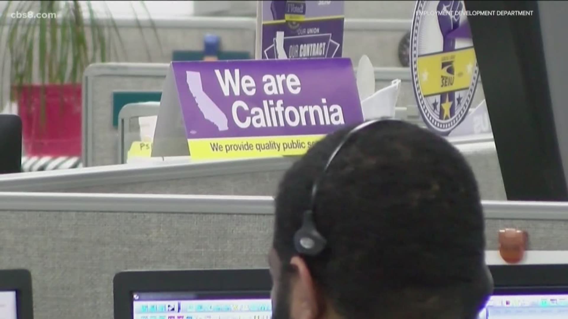 Some San Diegans said the process of getting unemployment benefits has cost them hours of their time.