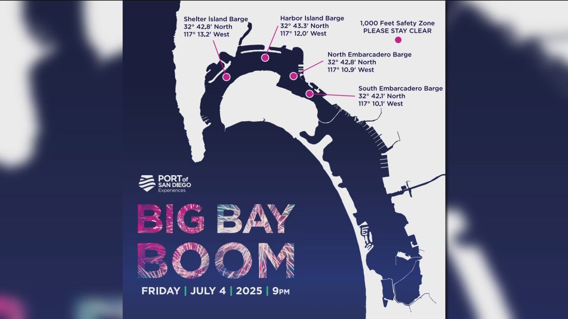 Here are some things visitors should know before heading to the San Diego Bay to watch the Big Bay Boom.