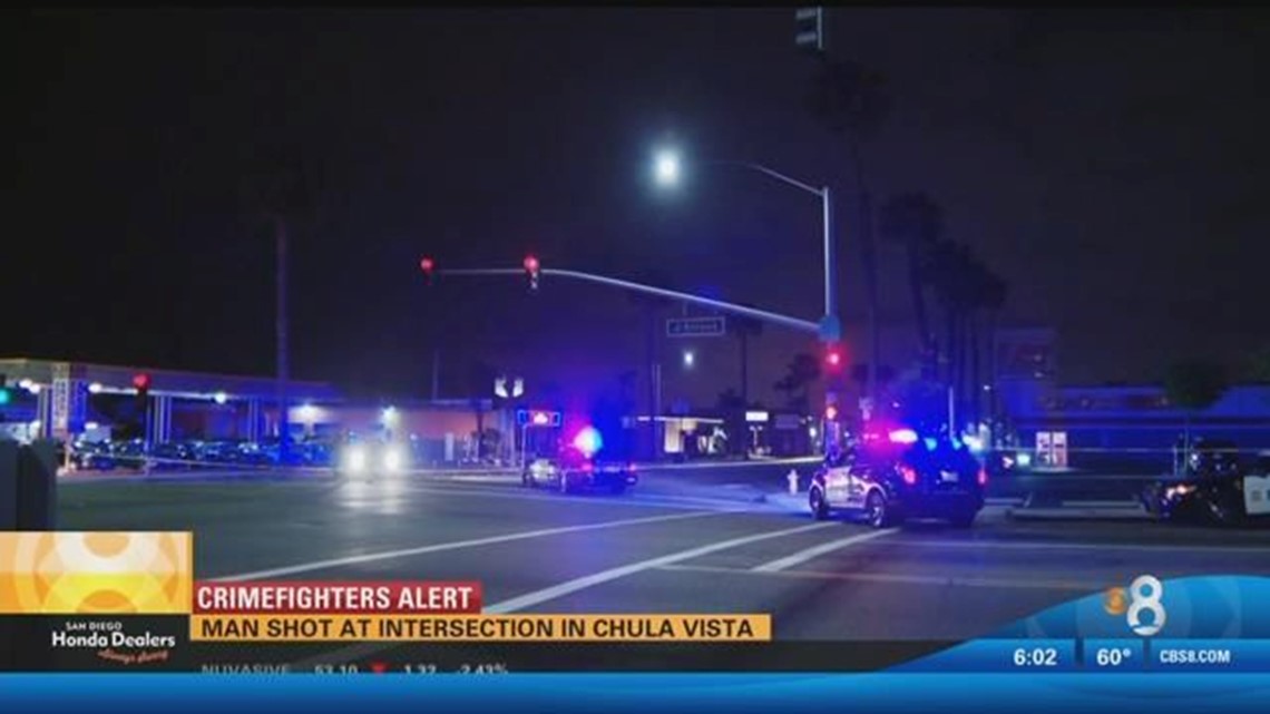 Man shot at intersection in Chula Vista | cbs8.com