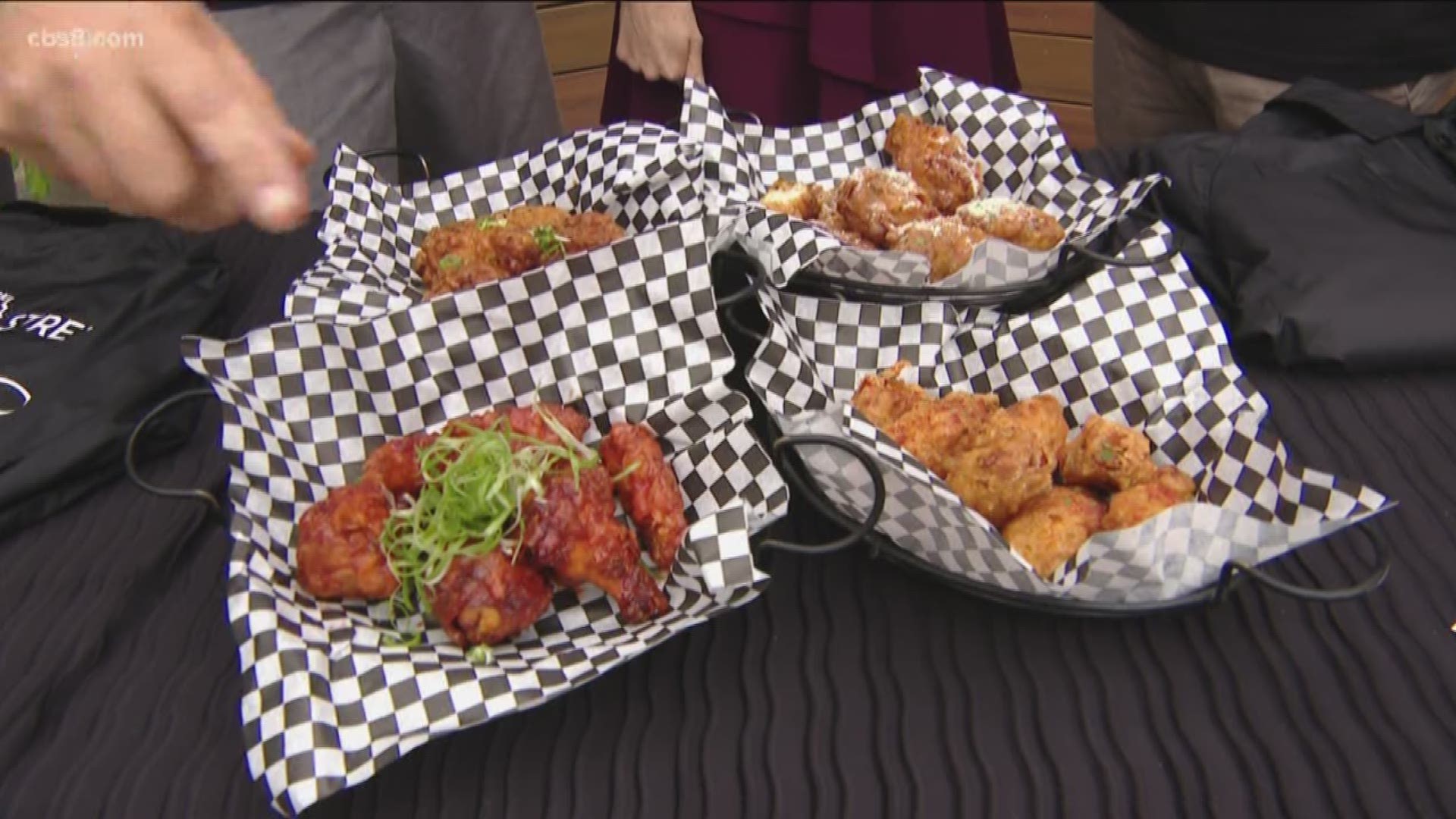 Chow down on 25 separate flavors of wings during the wing eating competition.