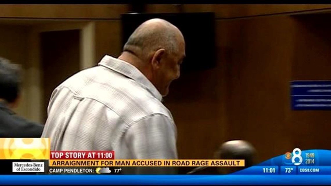 Not guilty plea from man accused in El Cajon road rage assault | cbs8.com