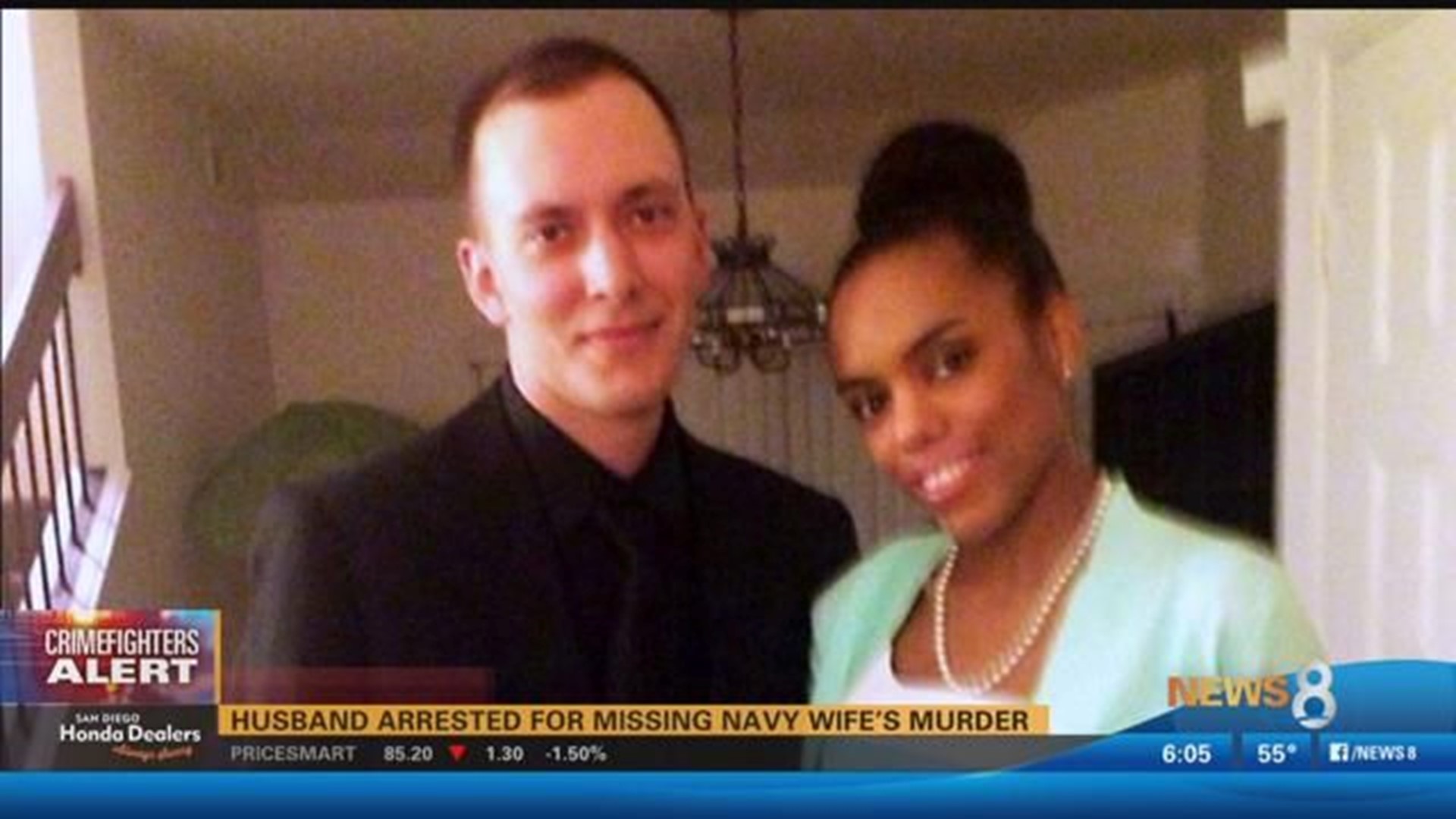 Husband Arrested For Missing Navys Wife Murder