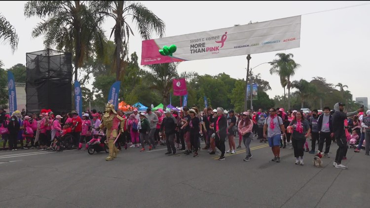 Thousands participate in More Than Pink Walk along with CBS 8 team