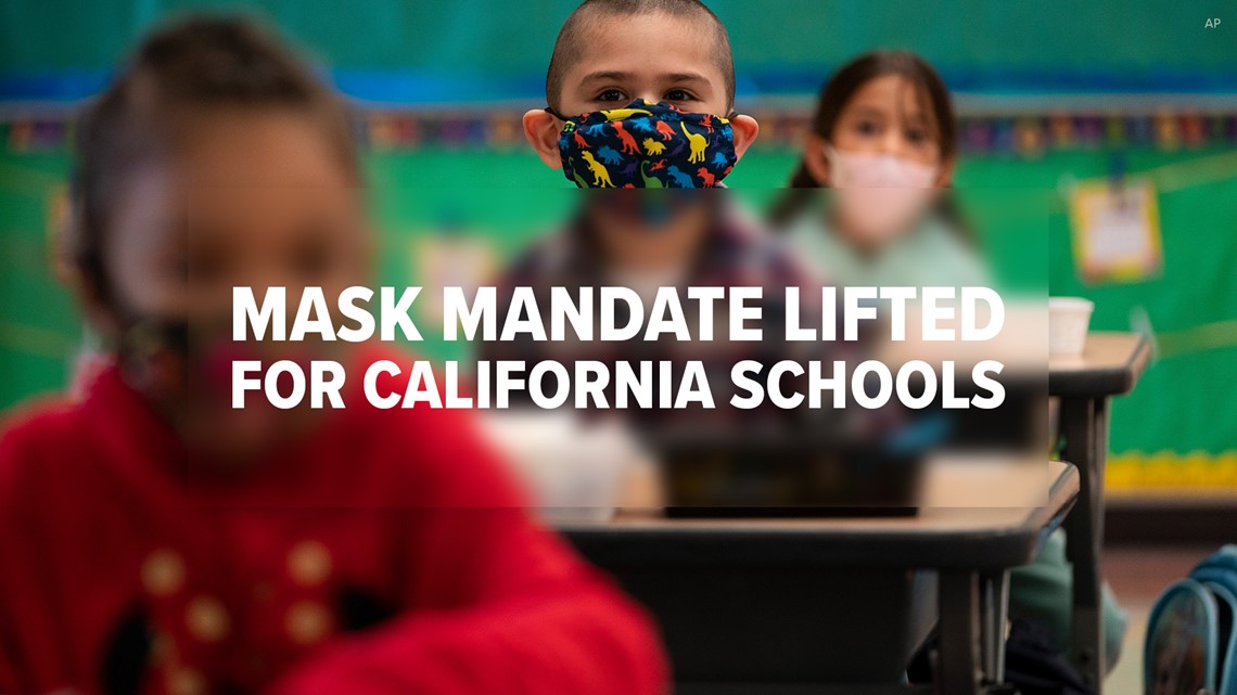 California to end mask mandate in schools starting March 12