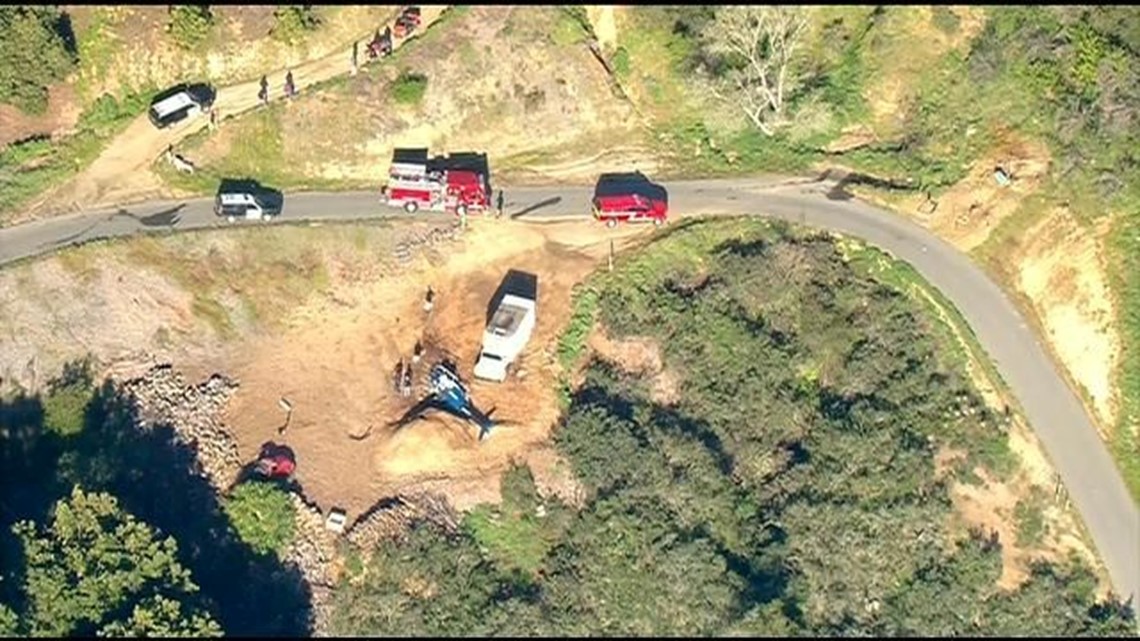 1 person injured after helicopter crash in Valley Center