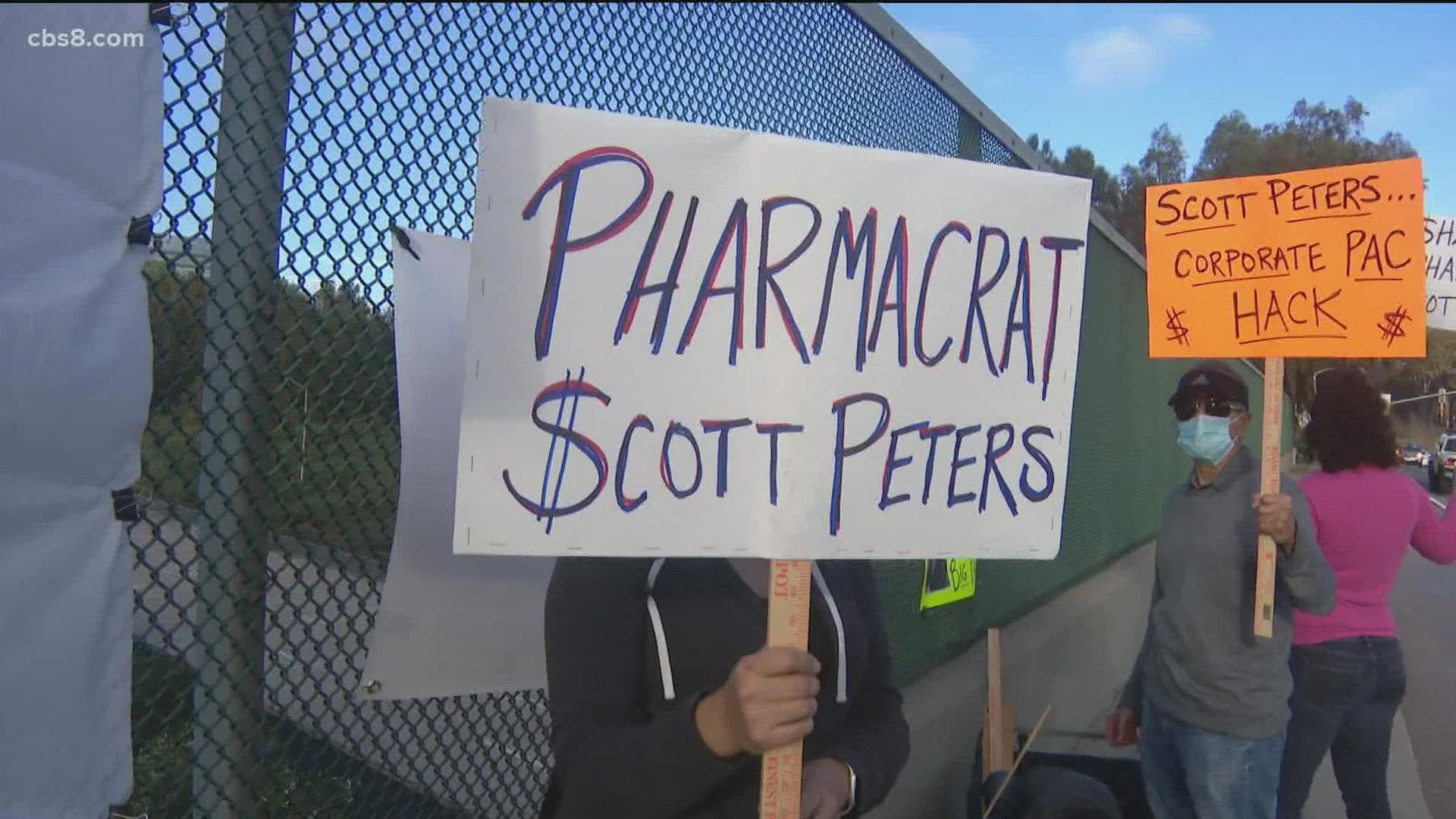 Peters has insisted that he is being "misrepresented" and has come up with an alternate plan to lower prescription costs of his own.