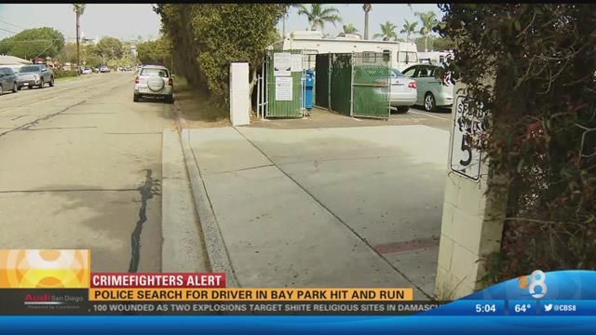 Police search for driver in Bay Park hit-and-run