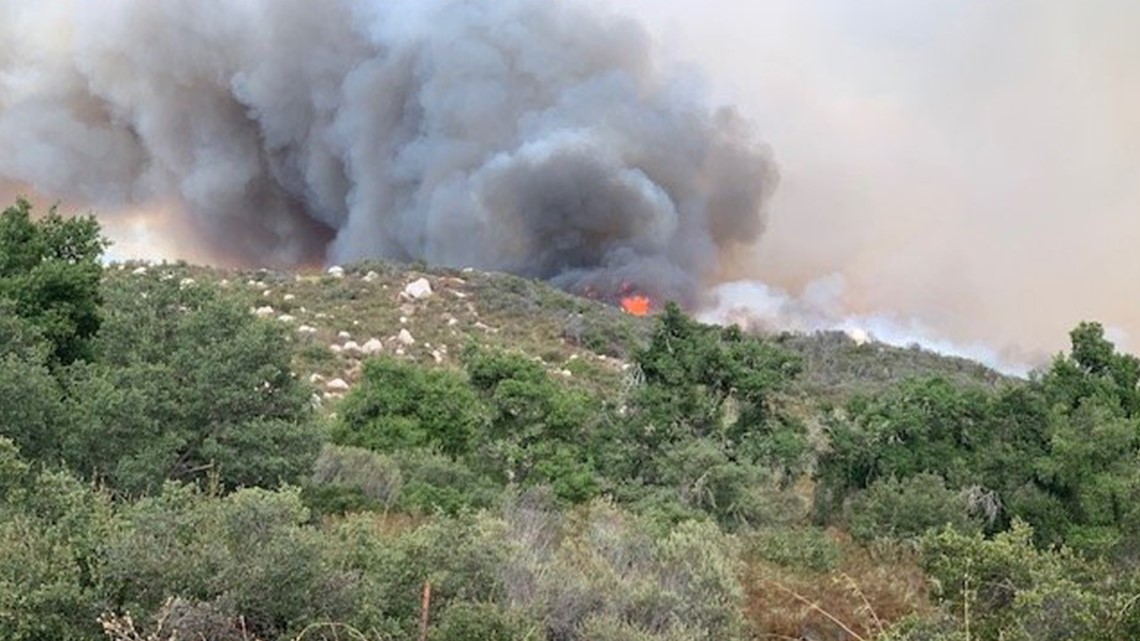 Gas Prices San Diego >> WATCH LIVE: Crews battling 150-acre brush fire near ... Gas Prices San Diego >> WATCH LIVE: Crews battling 150-acre brush fire near ...