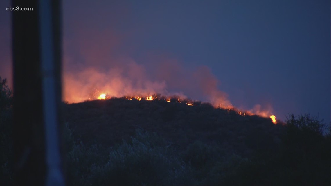Creek Fire in Fallbrook spreads into Camp Pendleton, 750 acres burned ...