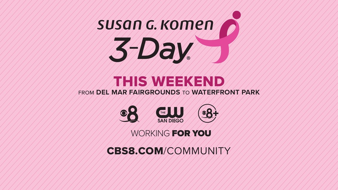 'More Than Pink' | Thousands participate in Susan G. Komen San Diego 3-Day in San Diego