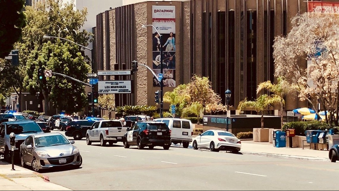 Suspect in custody after shooting incident in downtown San Diego