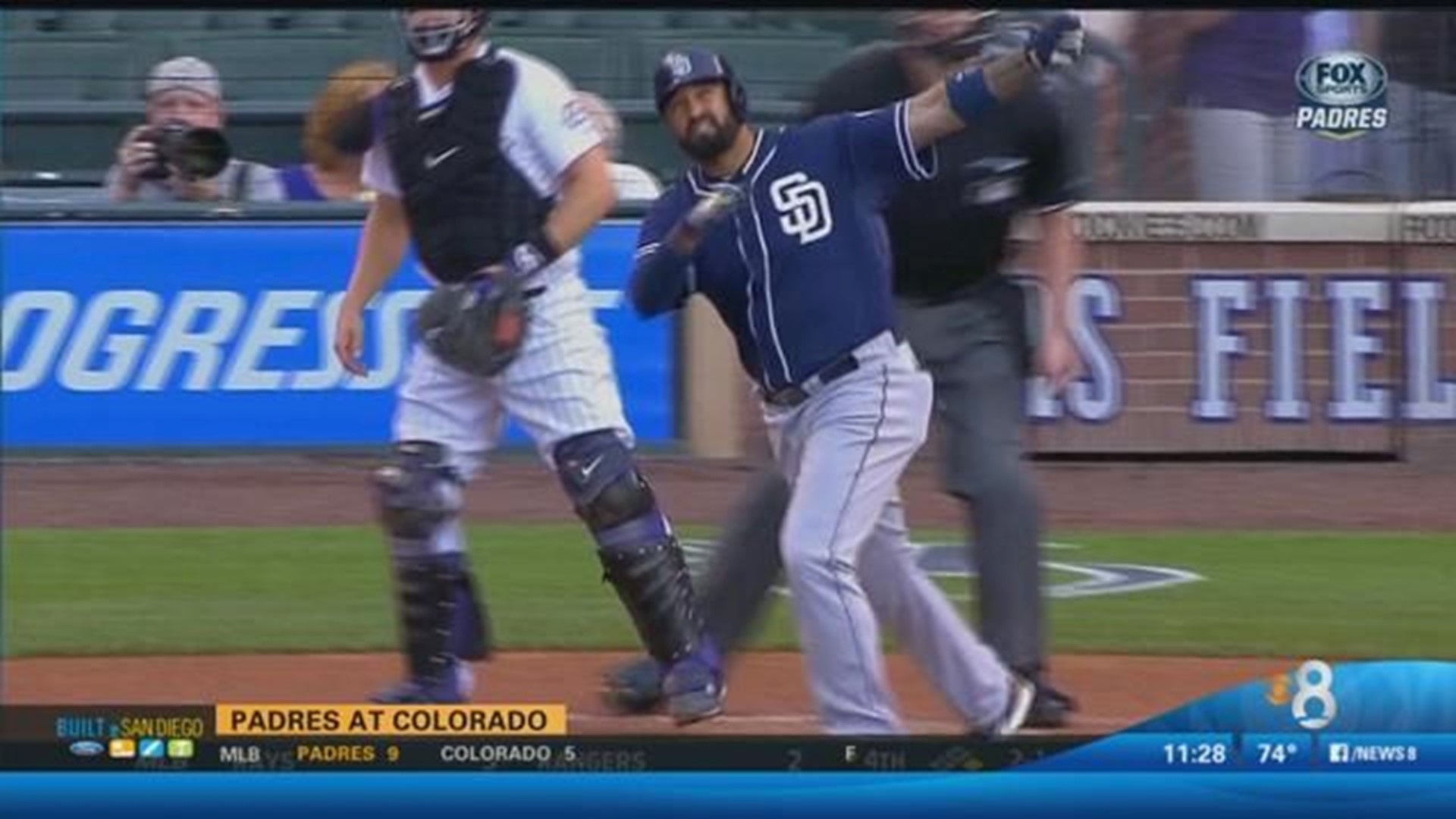 Kemp hits for first cycle in Padres history