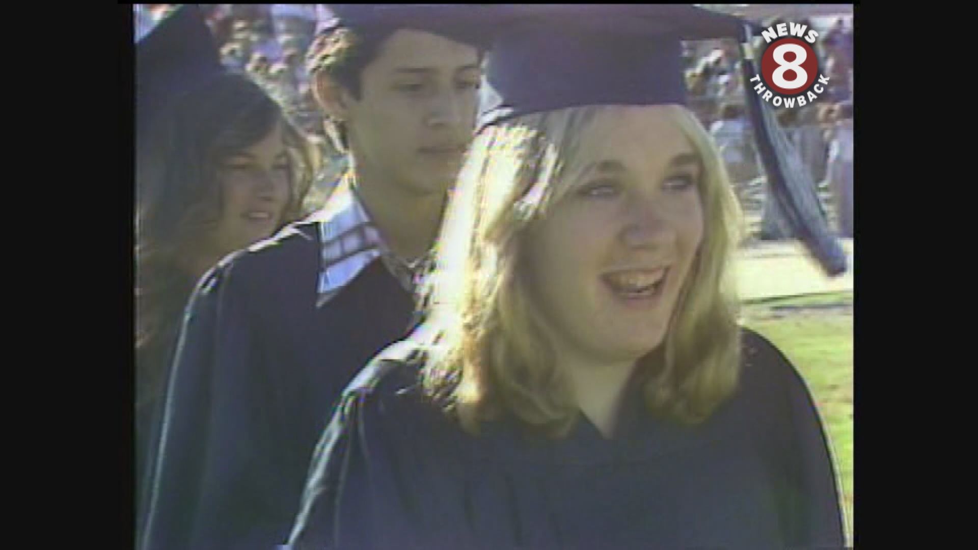Class of 1980 graduation ceremony at James Madison High School in San Diego, California.