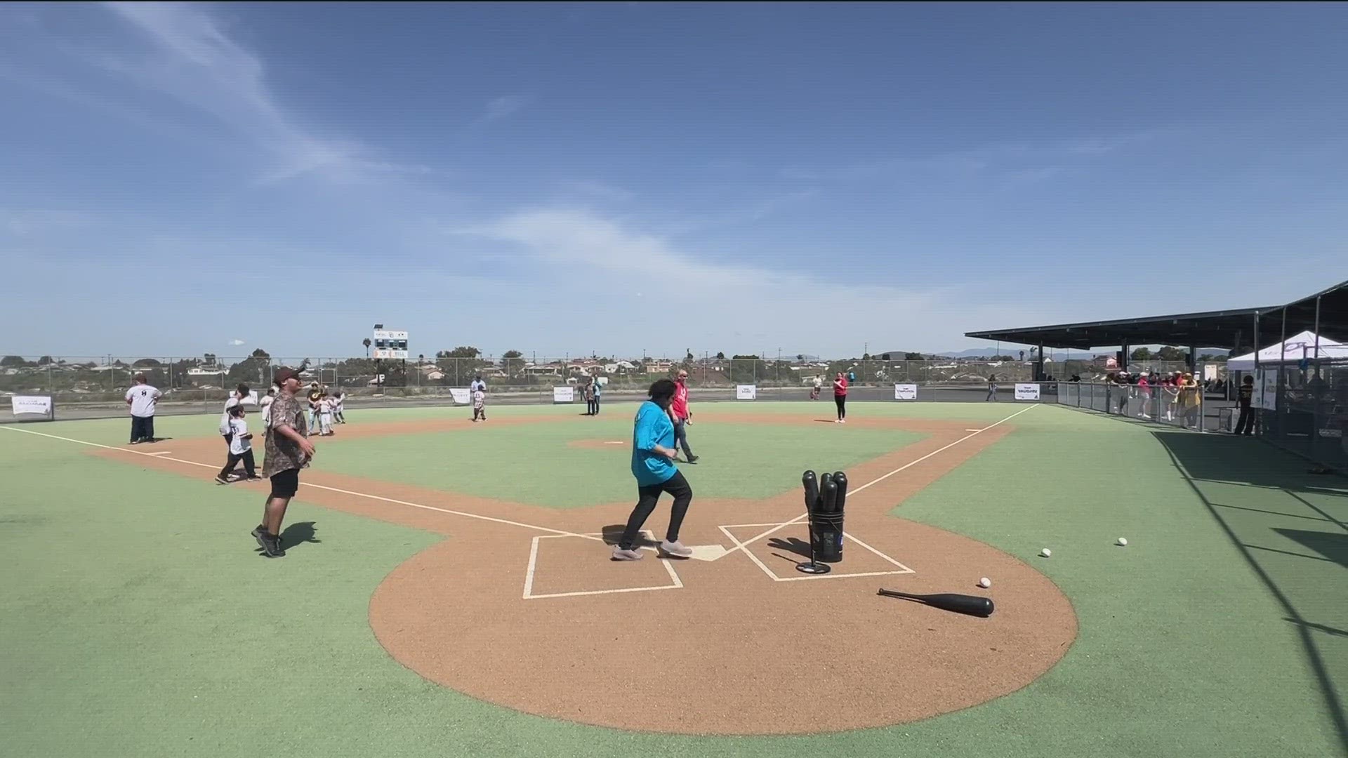 Saturday was Opening Day at Bell Middle School for the Miracle League of San Diego and they will play for the next eight weeks this season.