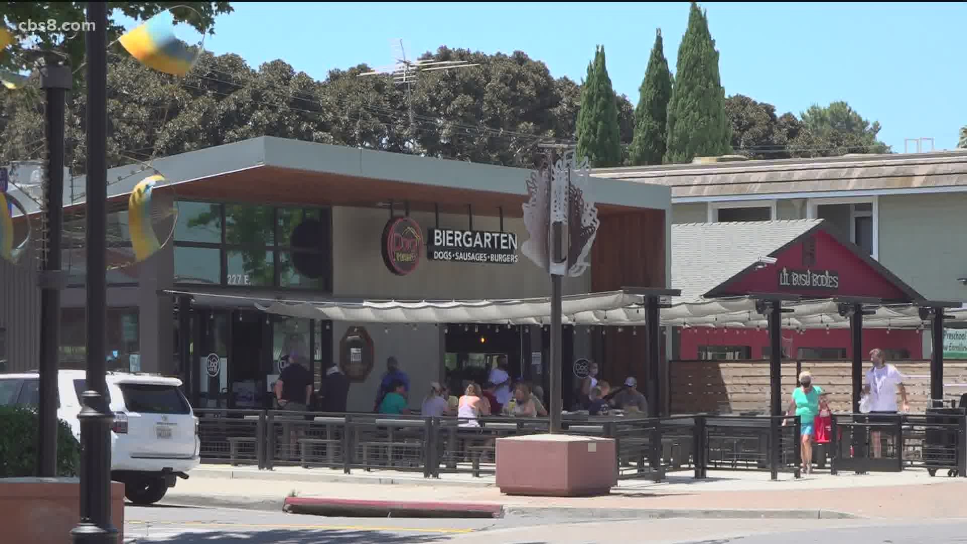 In June, the Vista City Council voted to approve temporarily relaxing regulations related to outdoor seating for restaurants and microbreweries due to COVID-19.