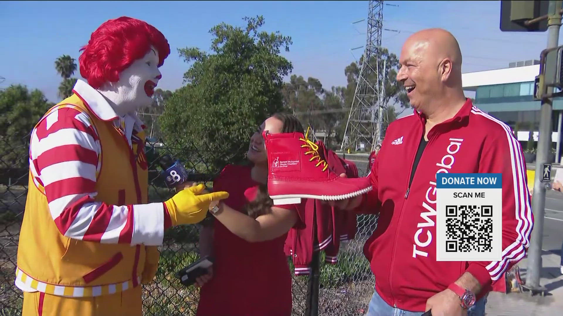 Teams of volunteers will be out all morning on Wednesday, May 21, collecting donations to support the Ronald McDonald House in San Diego.