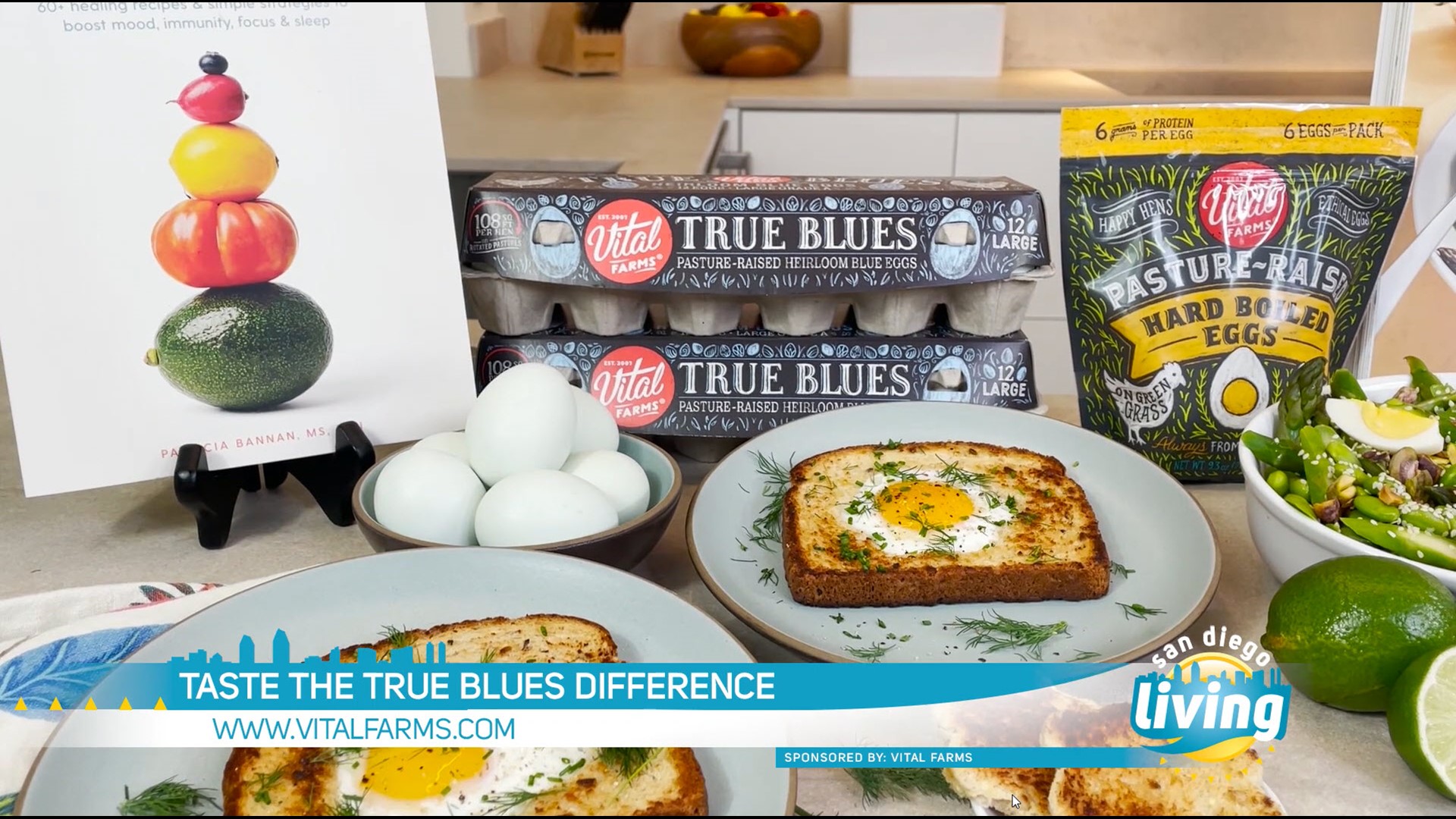 Egg-ceptional recipes with Vital Farms True Blues.  Sponsored by Vital Farms