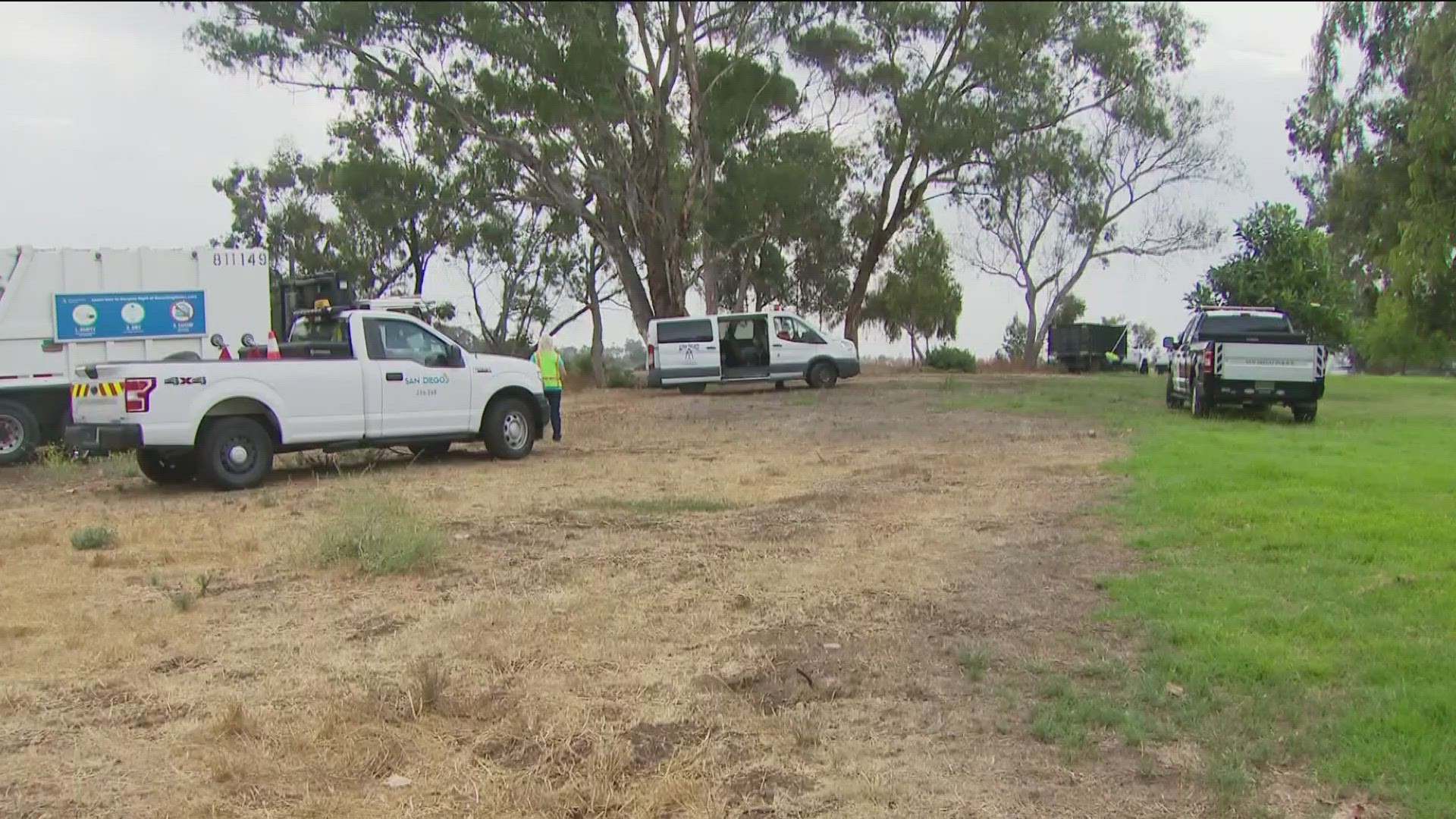 San Diego police made arrests at the park but were not related to the newly implemented encampment ban.