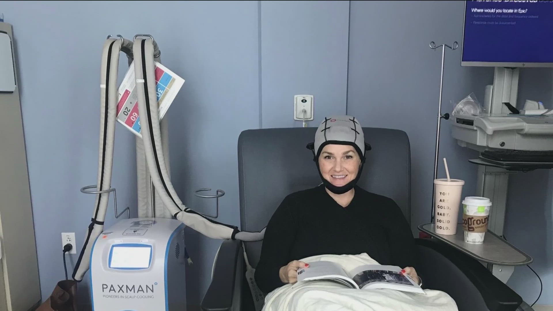 HairToStay offers a scalp-cooling treatment that can help cancer patients undergoing chemotherapy keep their hair.