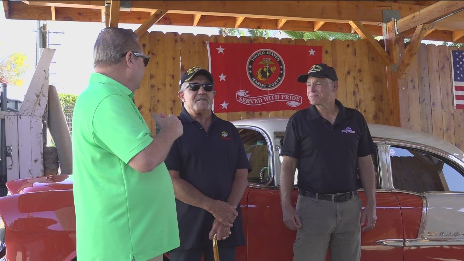 CBS 8's Abbie Black reports on a Marine veteran's gift of 15 solar panels for his Golden Hill home.