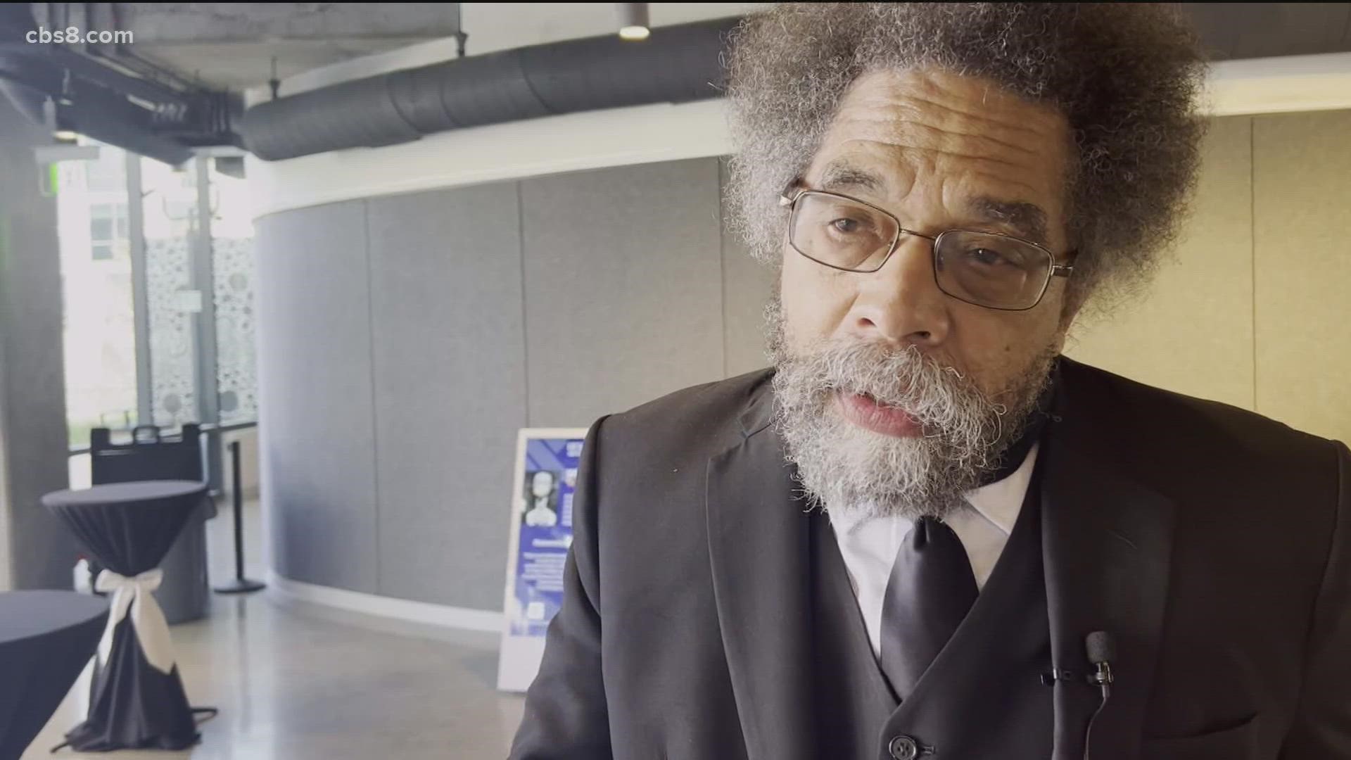 Social justice advocate and philosopher, Dr. Cornel West visited San Diego to talk to middle school and high school students, many from underserved communities