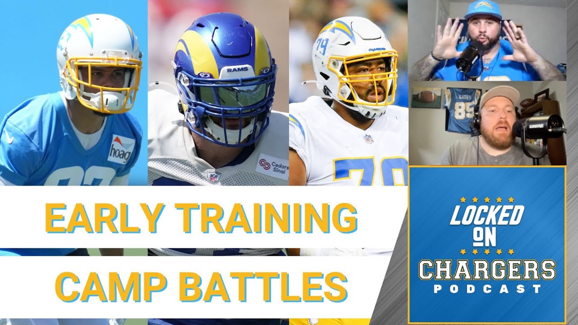 Storm Norton vs Trey Pipkins, Bryce Callahan vs Michael Davis, with training camp around the corner some starting spot have to be earned on the Chargers roster.