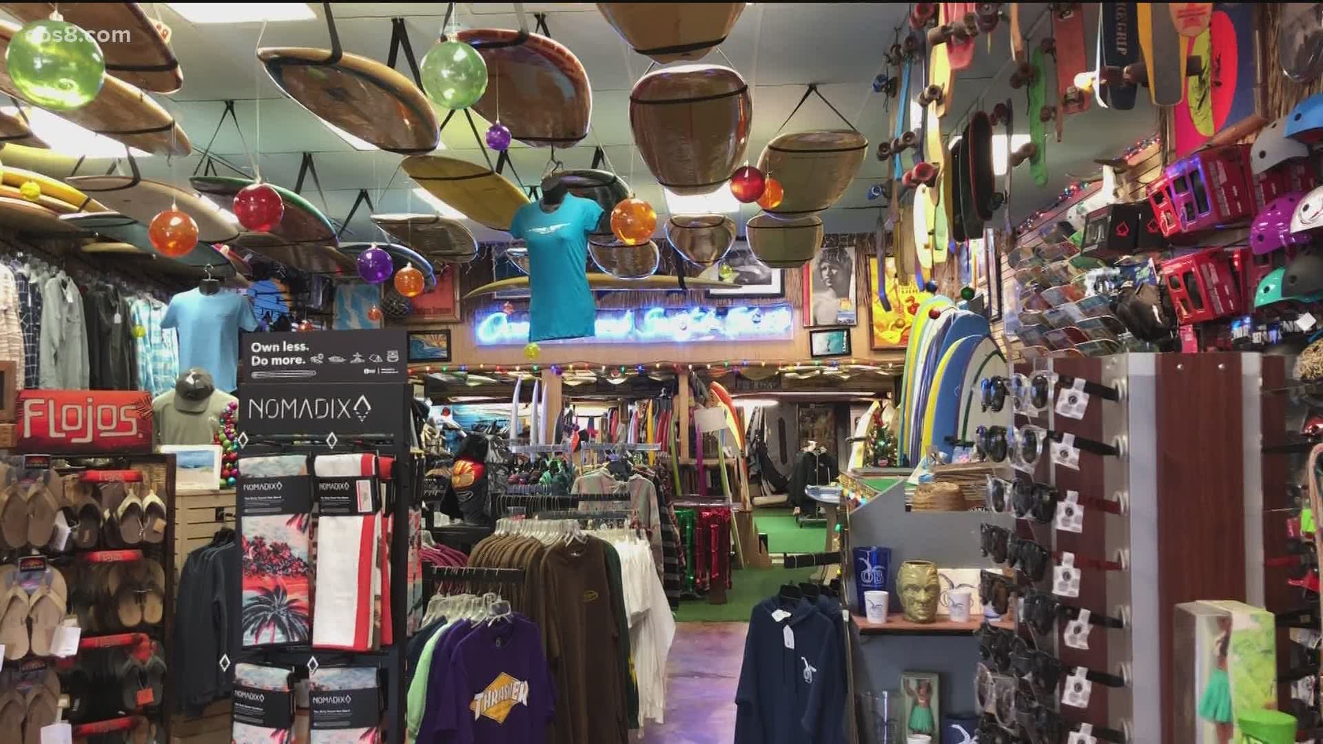 OB Surf and Skate Shop is located in the heart of Ocean Beach and is only two blocks from the beach. It is a one-stop-shop for rentals, souvenirs, surf and skate les