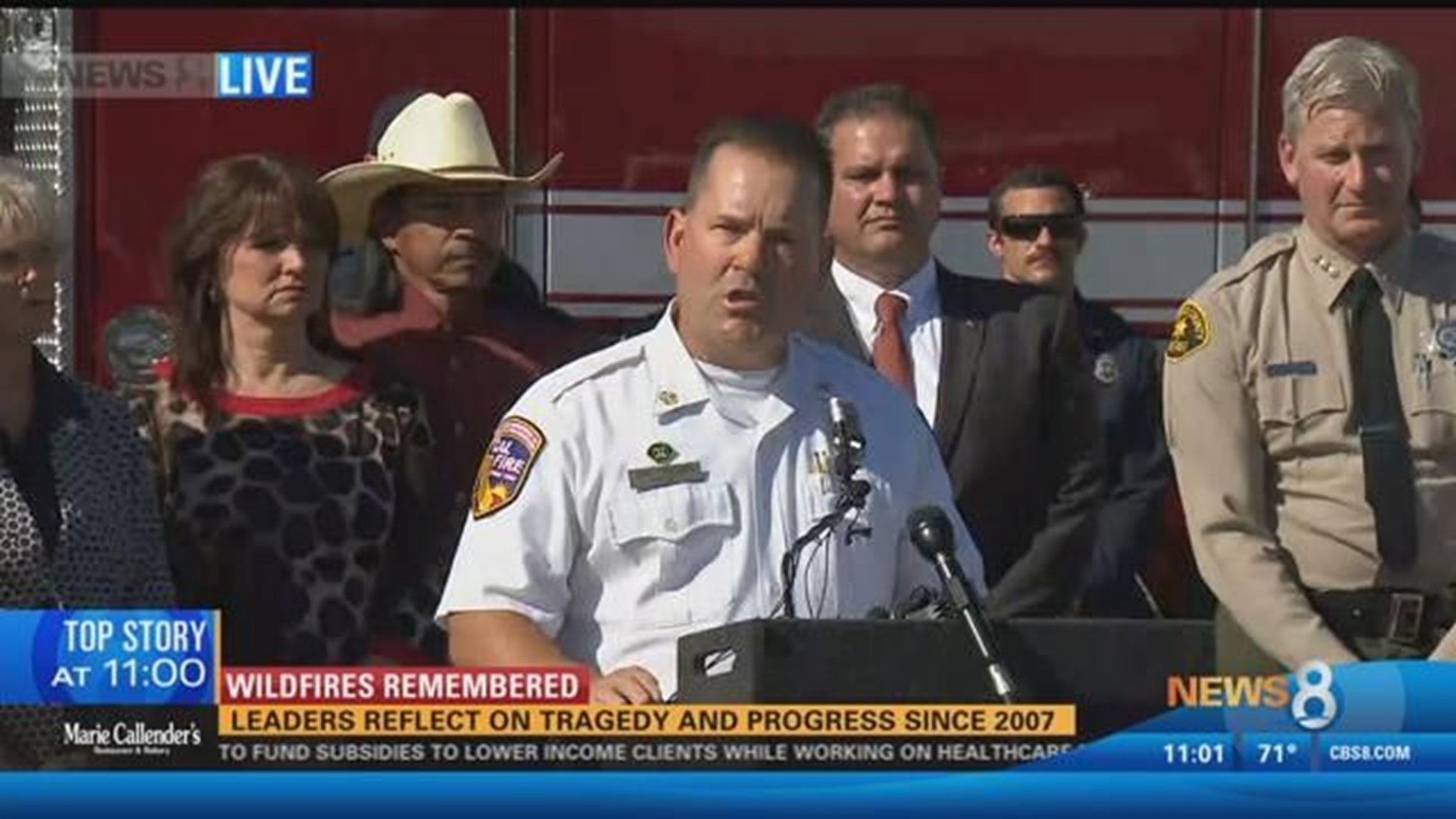 Leaders mark 10th anniversary of deadly 2007 wildfires in San Diego ...