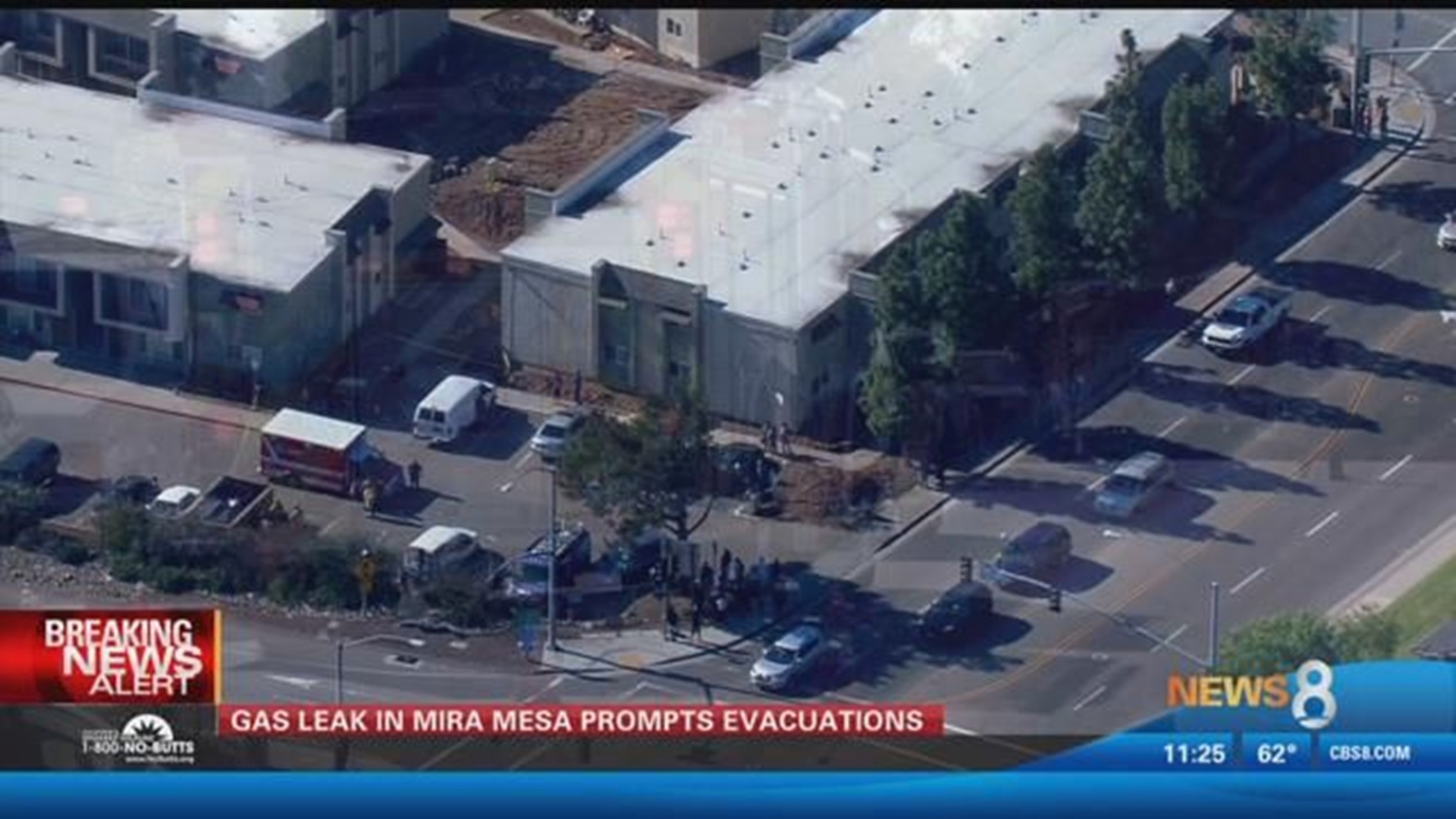 Gas leak forces evacuations at Mira Mesa apartment complex