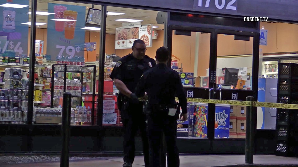 Multiple 7-Eleven stores robbed by armed man, suspect at-large | cbs8.com