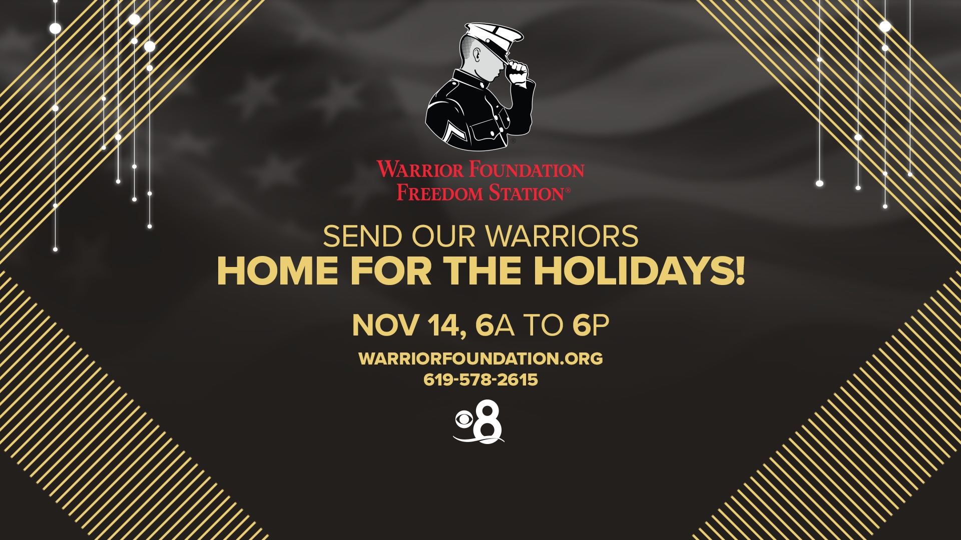 Tis’ the season for giving, and with your help, we can make wishes come true for our nation’s heroes this holiday season.