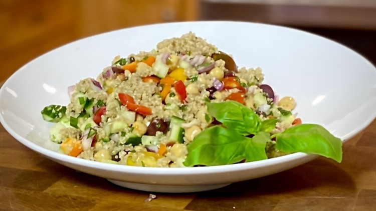 Mediterranean Quinoa Salad | Cooking with Styles