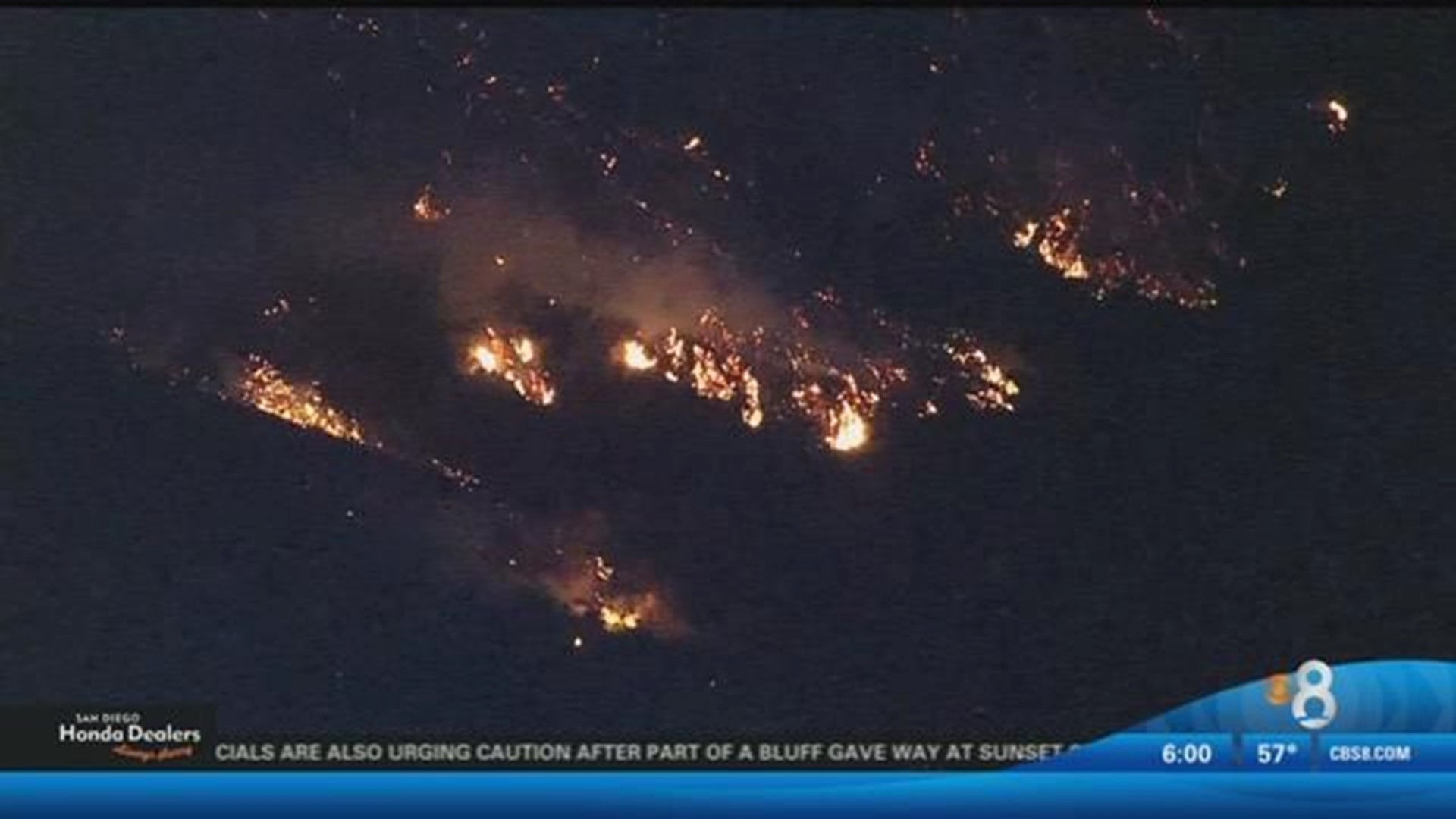 Crews Battle Brush Fire In Malibu, Prompts Evacuations | Cbs8.com